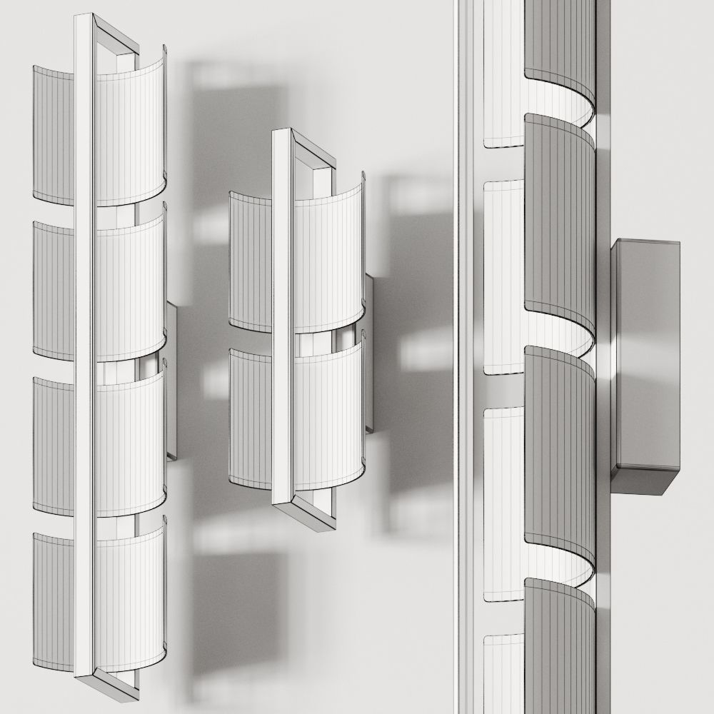 Giorgetti Shield Wall Lamps 3D model_1