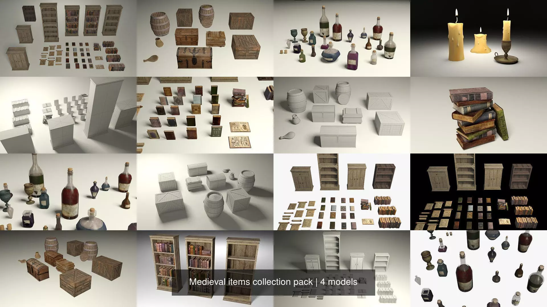 Medieval items collection pack _0