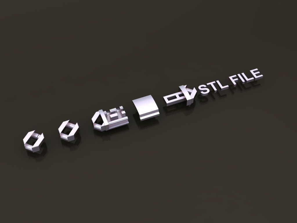 Cuban Chain Link Box Style 6MM WIDTH 3D print model_7