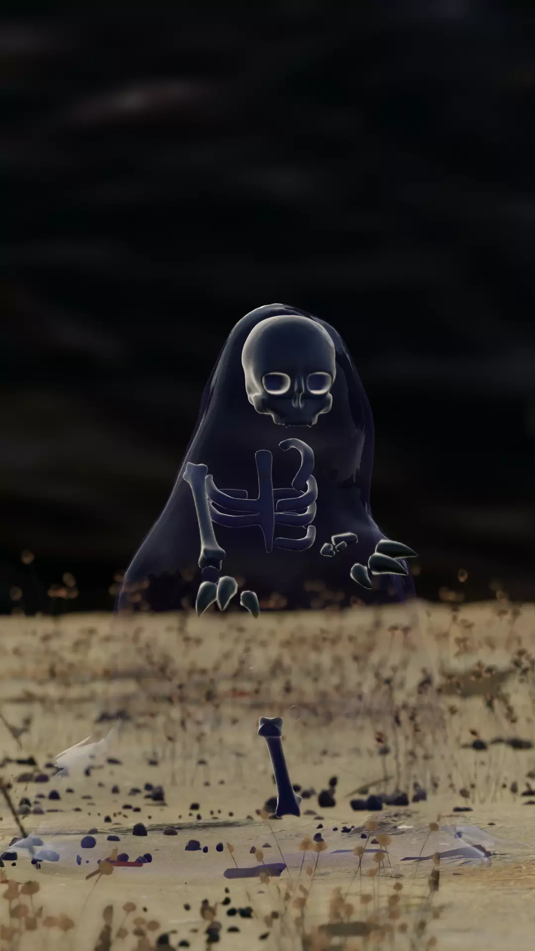 yellow slug 3D model_0