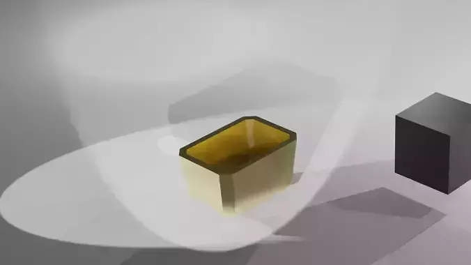 Ready-made Stone Setting Emerald Cut Goldsmith semi-finished 3D print model