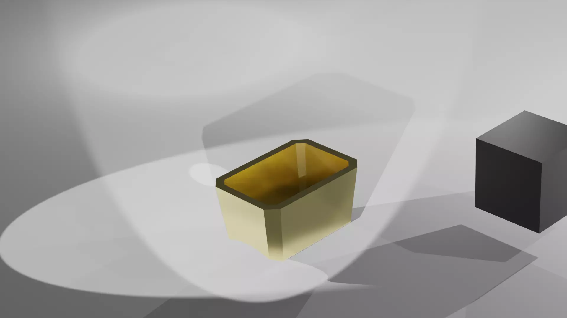 Ready-made Stone Setting Emerald Cut Goldsmith semi-finished 3D print model_0