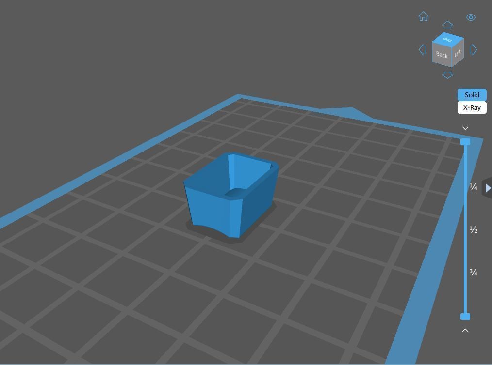 Ready-made Stone Setting Emerald Cut Goldsmith semi-finished 3D print model_2