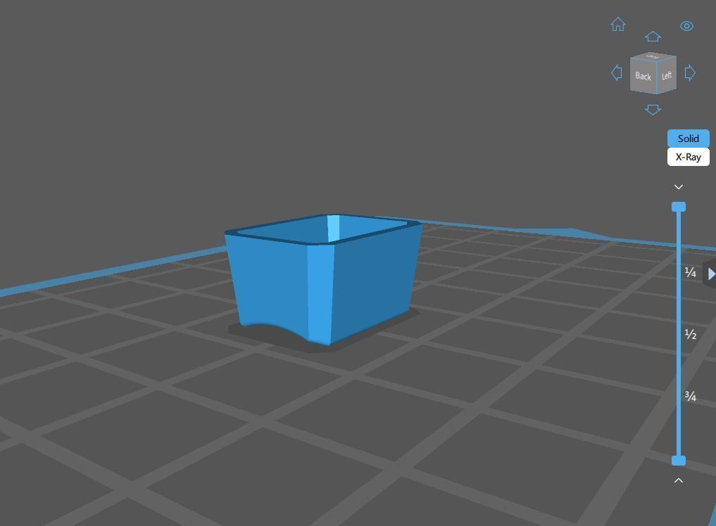 Ready-made Stone Setting Emerald Cut Goldsmith semi-finished 3D print model_1