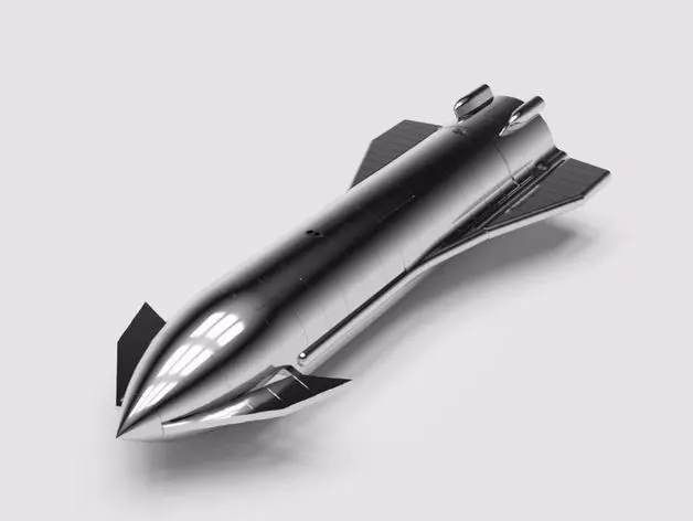 Starship Free 3D model