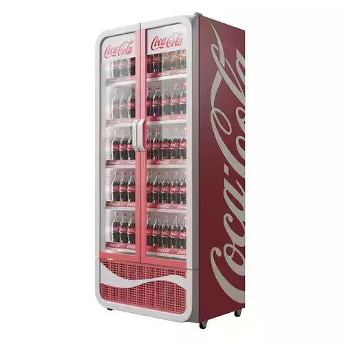 ICOOL 900 CocaCola Fridge 3D model