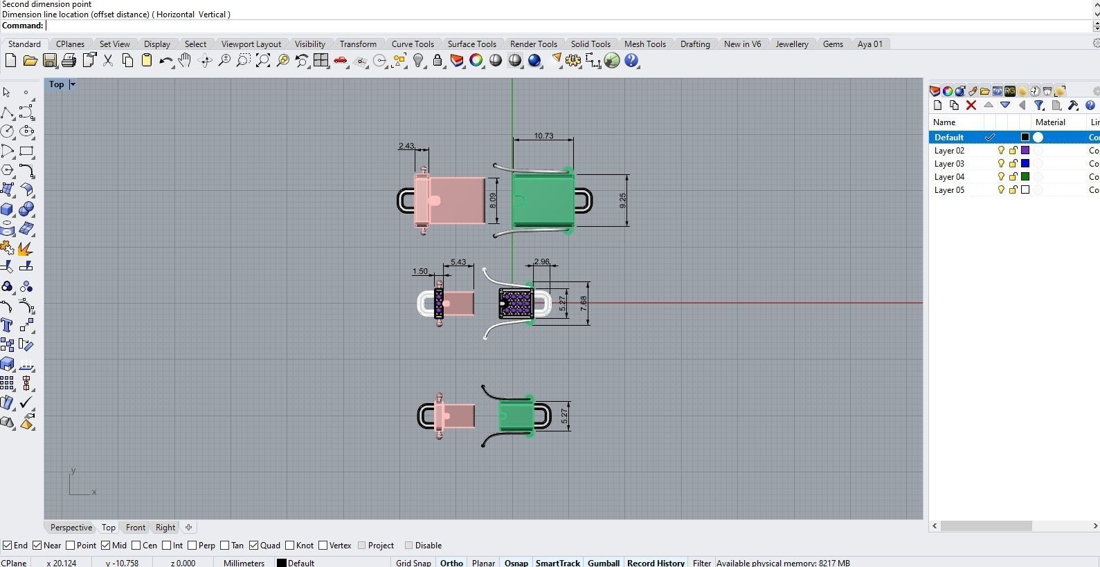 Open Box Clasp 3D print model_7