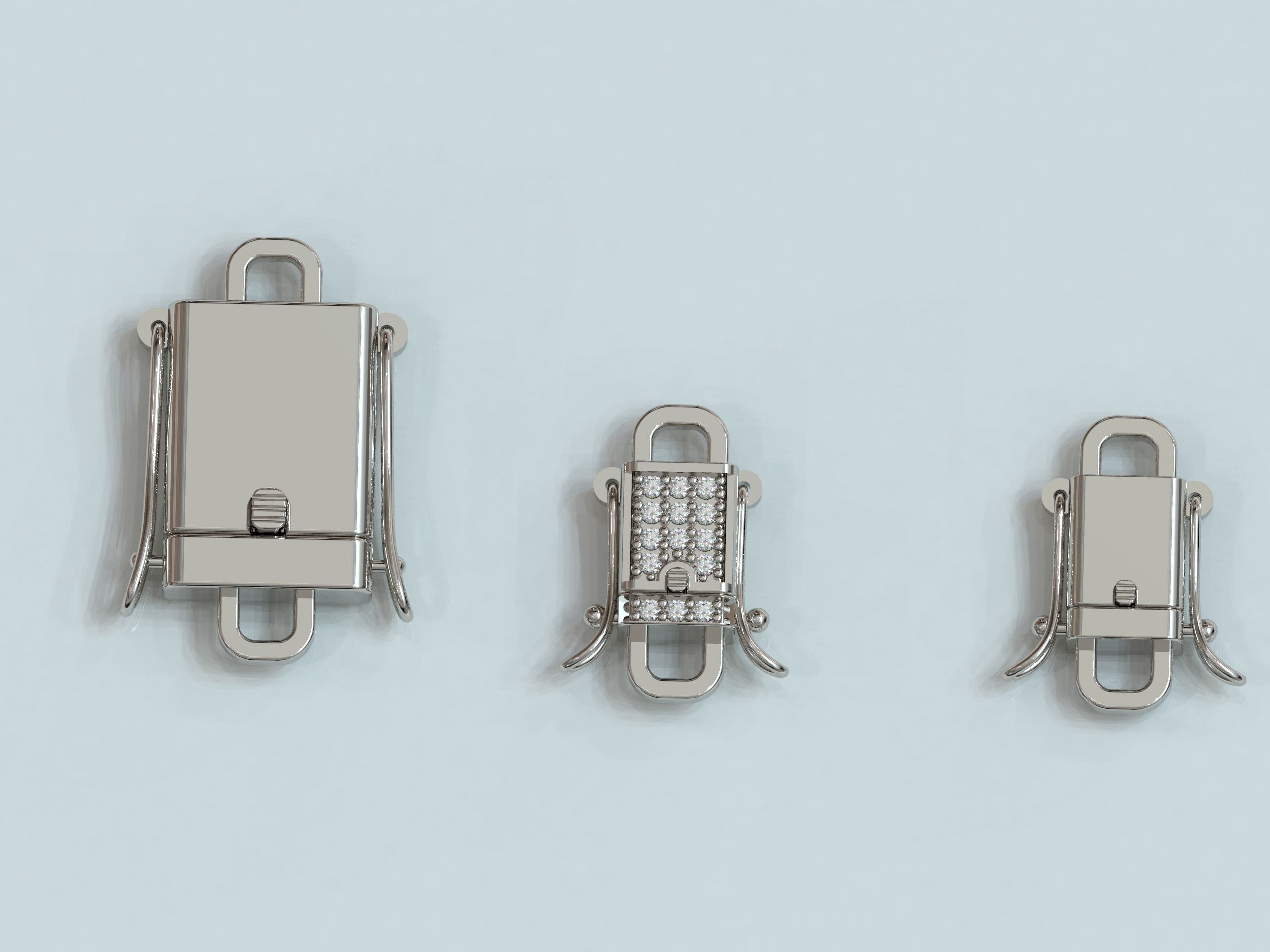 Open Box Clasp 3D print model_3