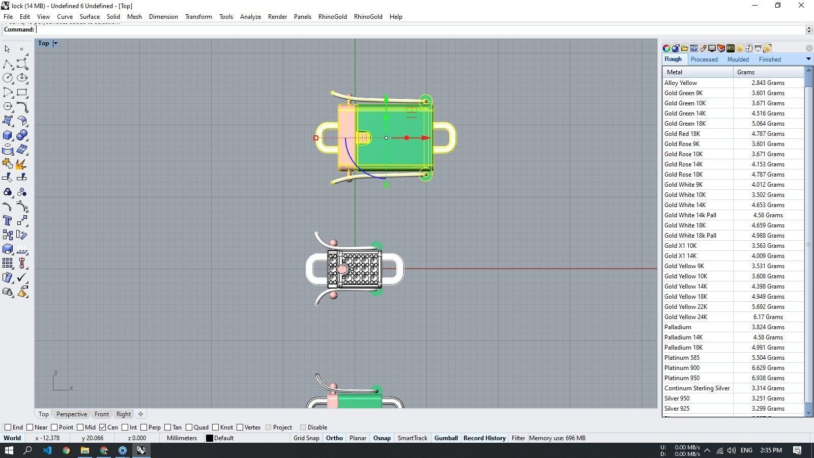 Open Box Clasp 3D print model_10