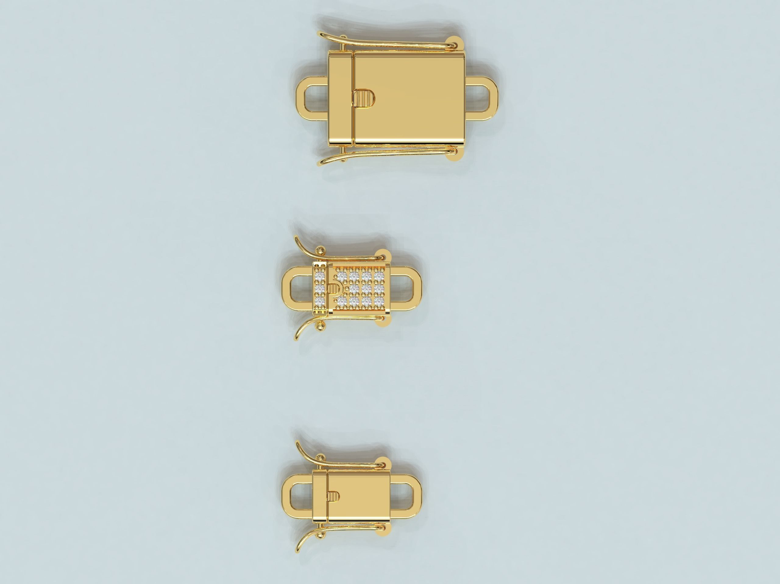 Open Box Clasp 3D print model_4