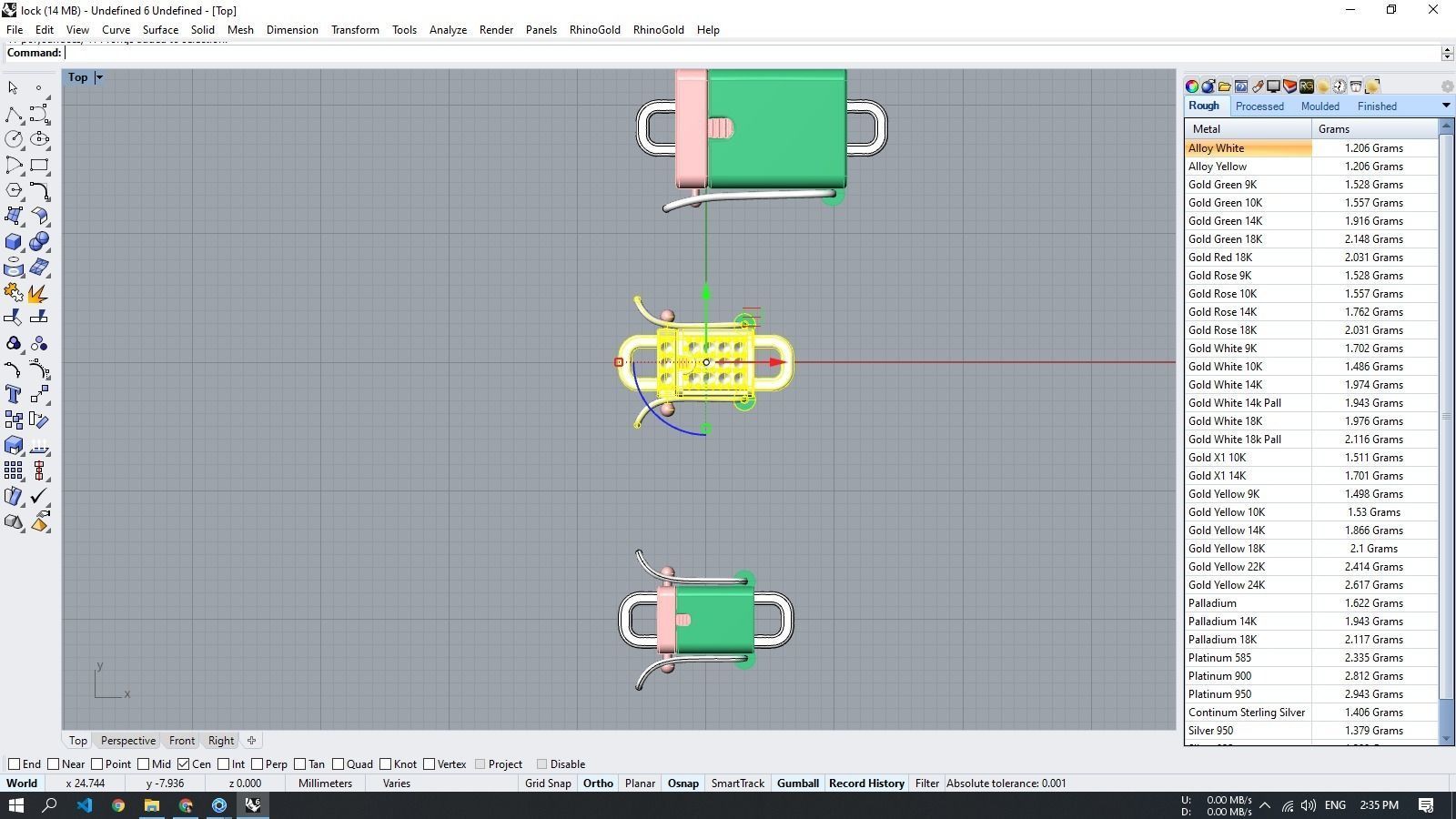 Open Box Clasp 3D print model_11