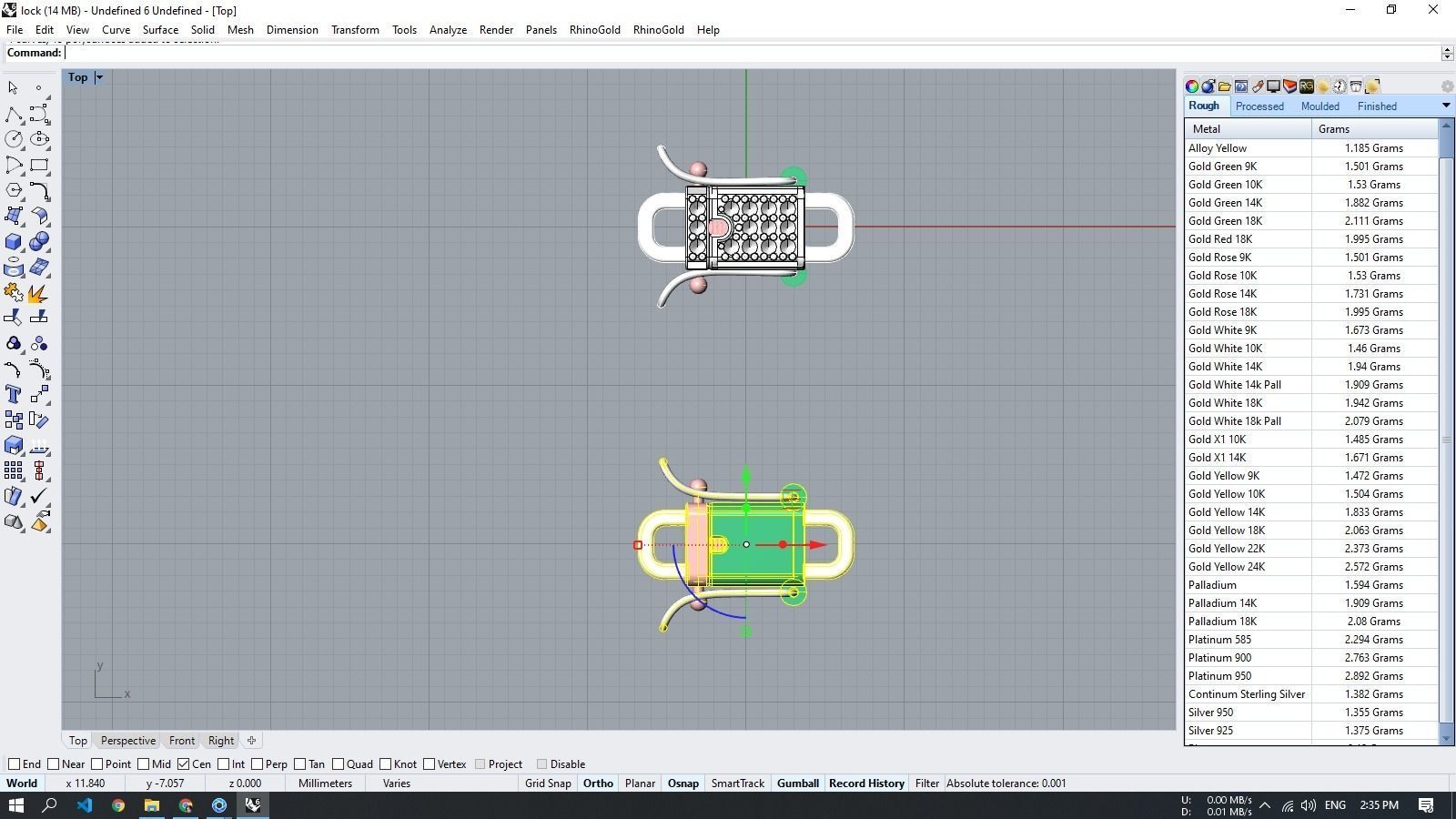 Open Box Clasp 3D print model_12