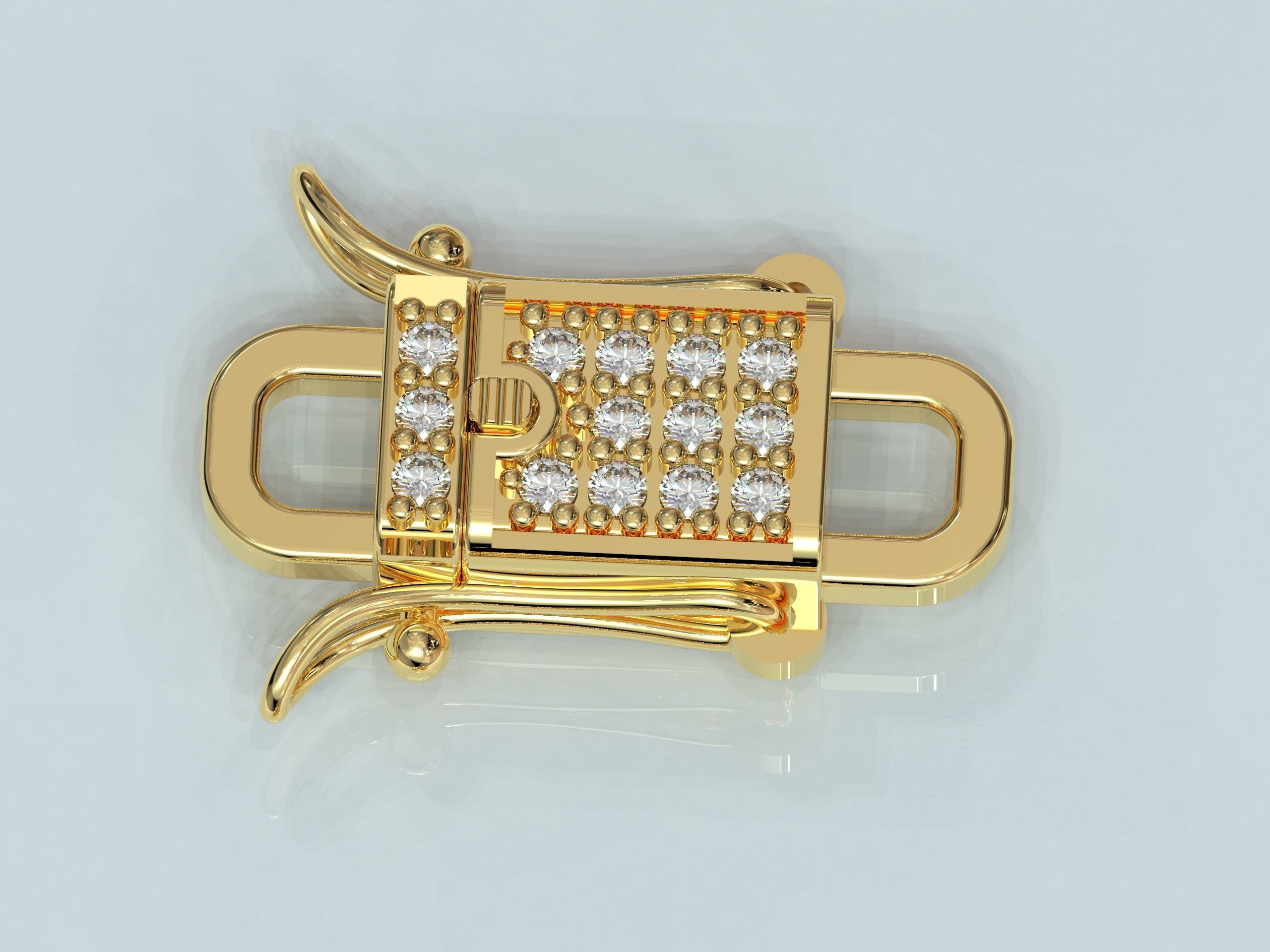 Open Box Clasp 3D print model_2