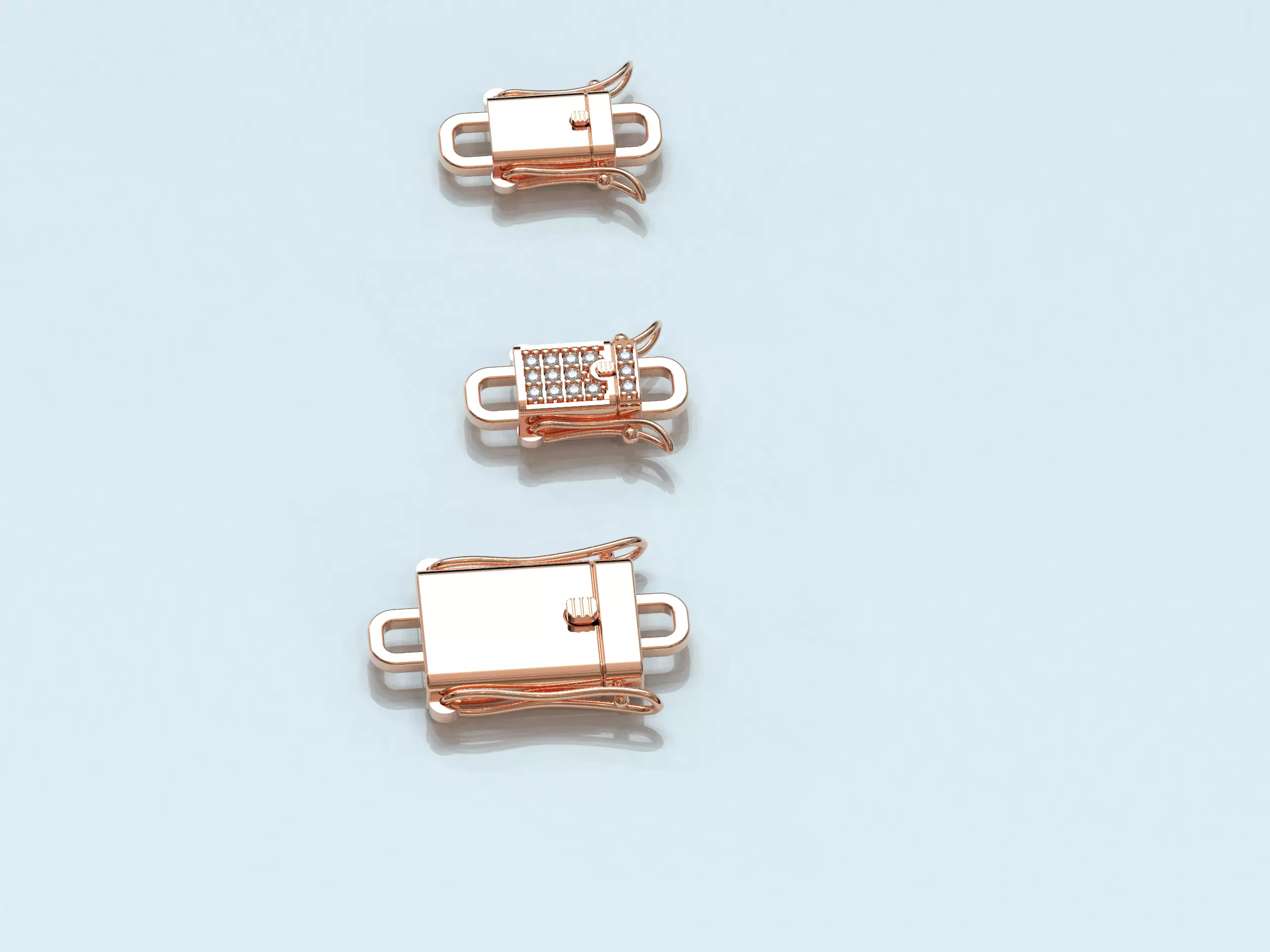 Open Box Clasp 3D print model_0