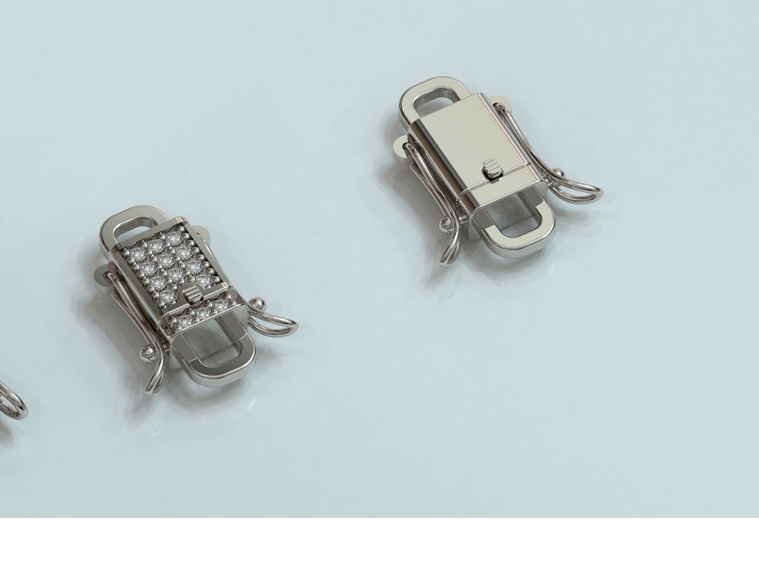 Open Box Clasp 3D print model_5