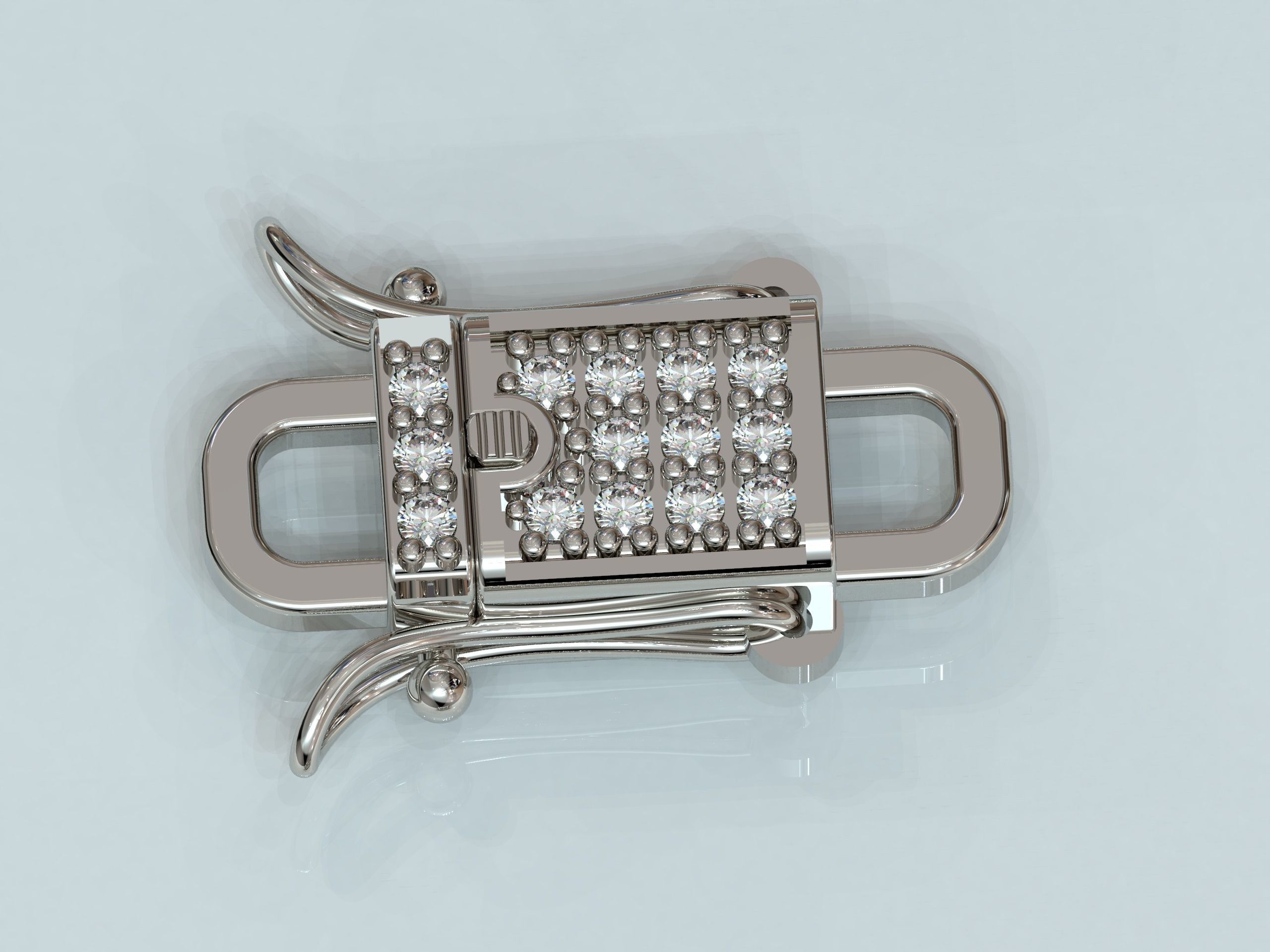 Open Box Clasp 3D print model_6