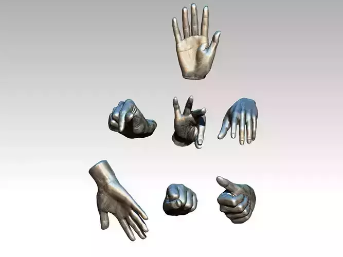 Hands pack lot of 7pcs