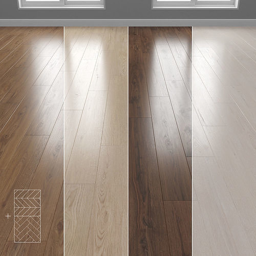 Parquet 4 colors Linear  herringbone chevron setquad3 Texture