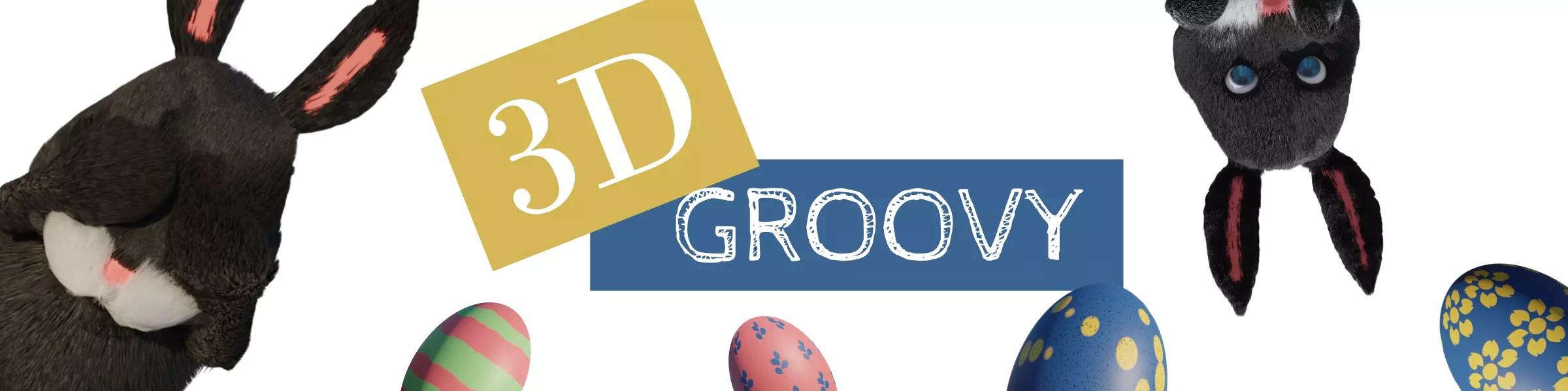 Thinking Bunny Free low-poly 3D model_0