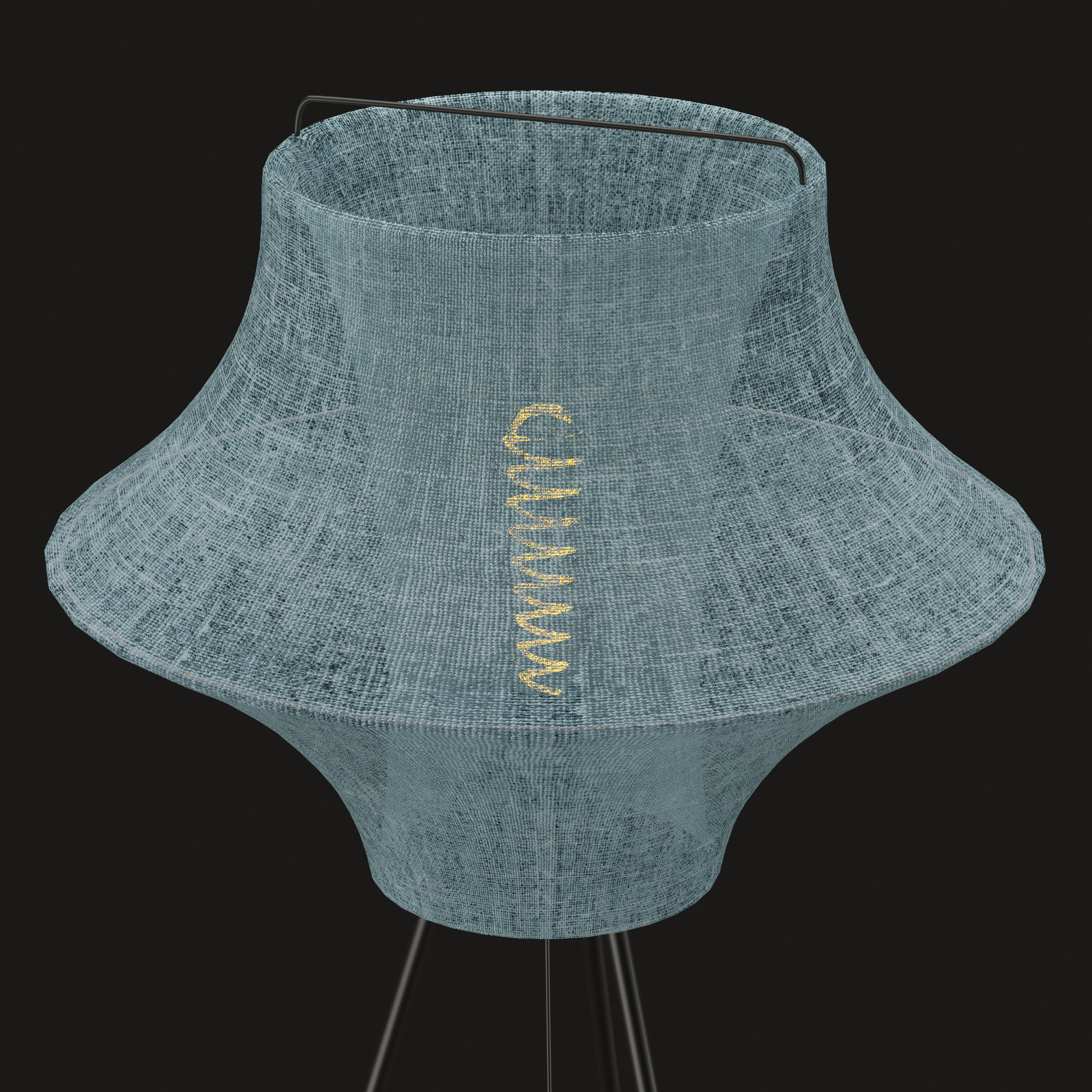 Floor lamp Ikea fyxnas 3D model_4