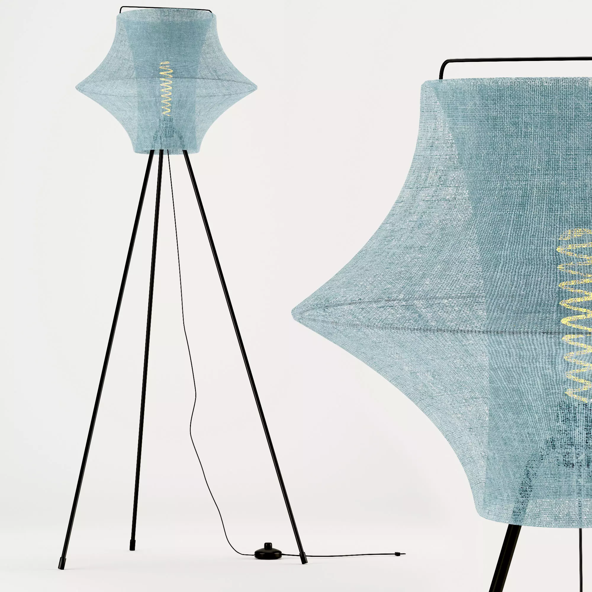 Floor lamp Ikea fyxnas 3D model_0