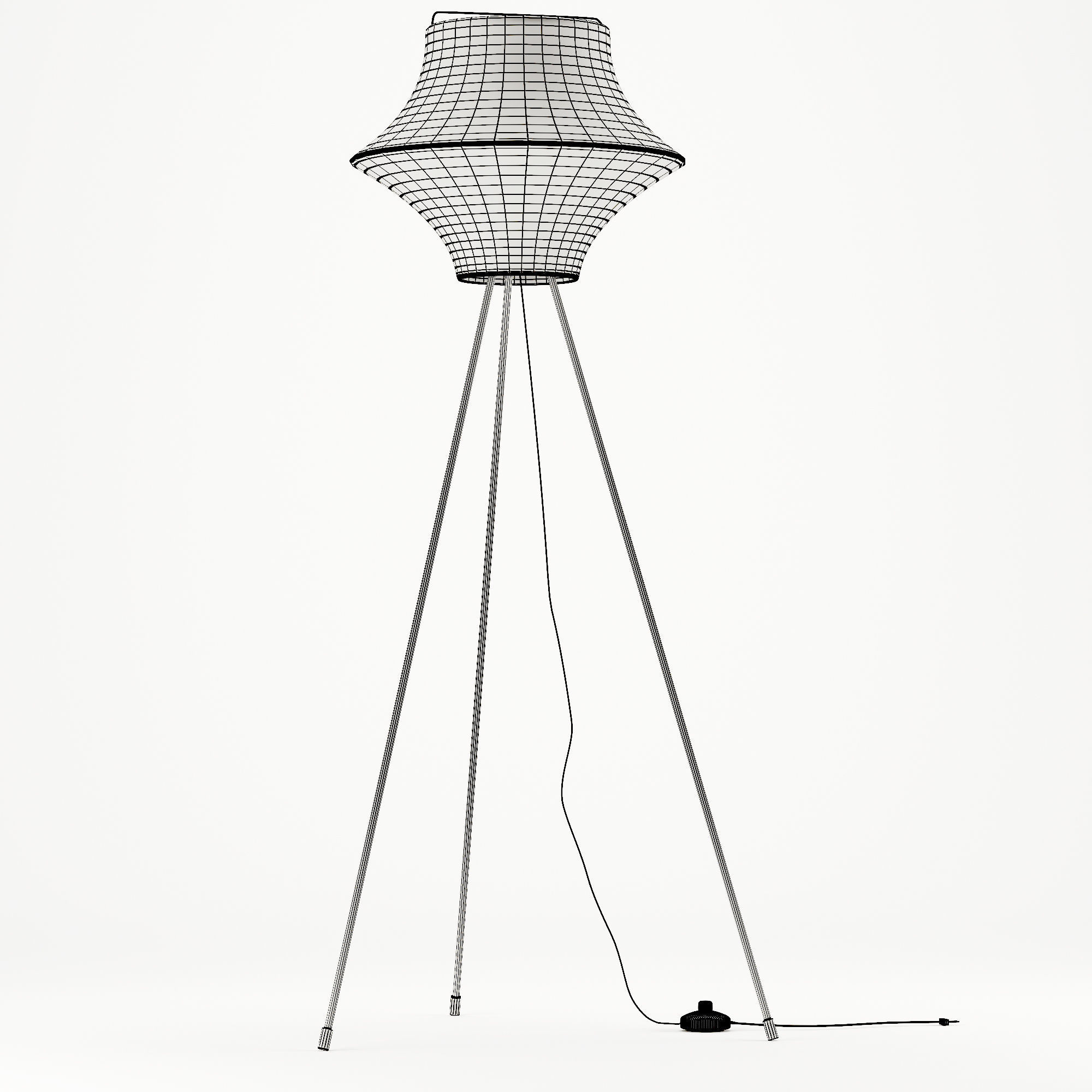 Floor lamp Ikea fyxnas 3D model_5