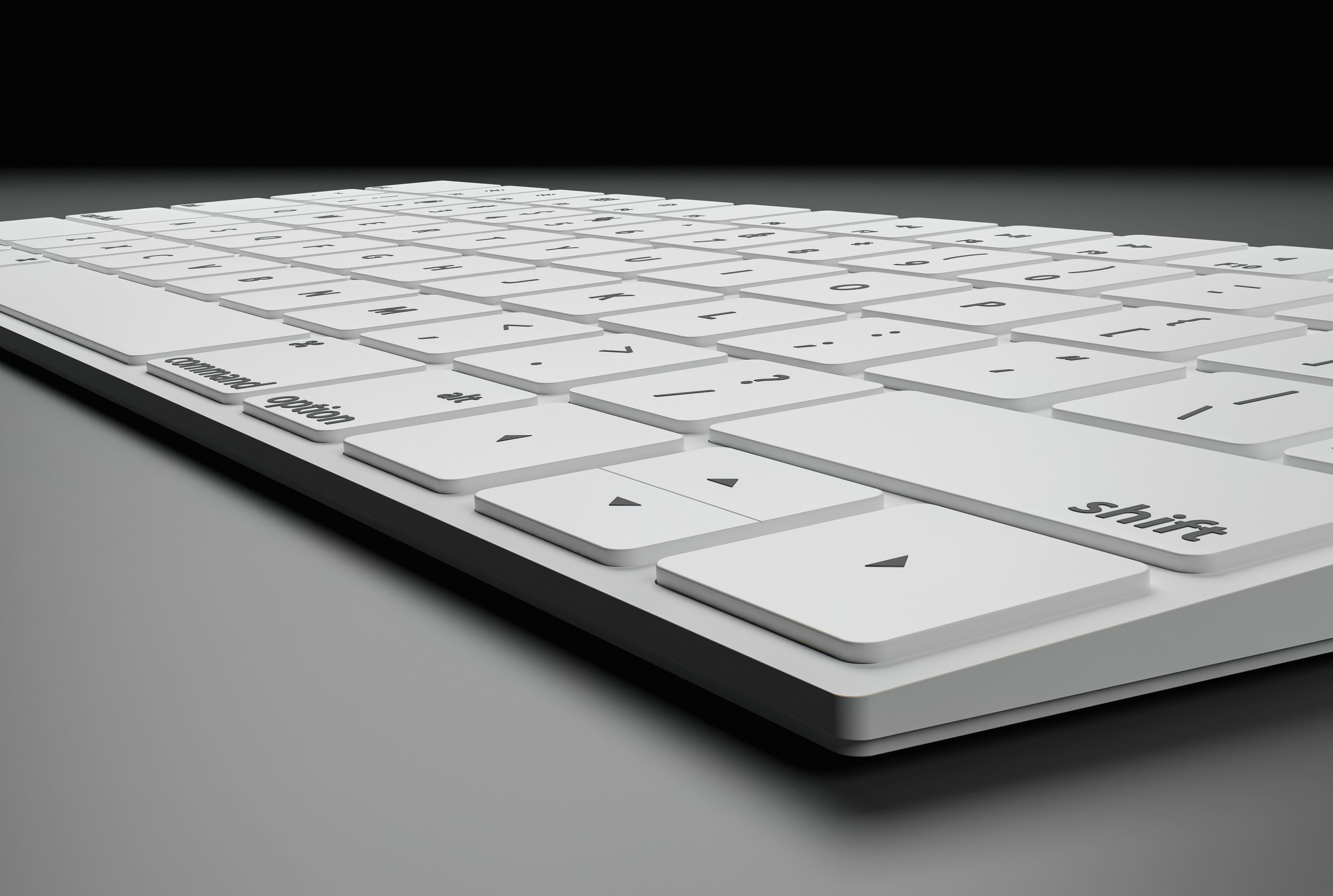 Simple wireless Keyboard 3D model 3D model_1