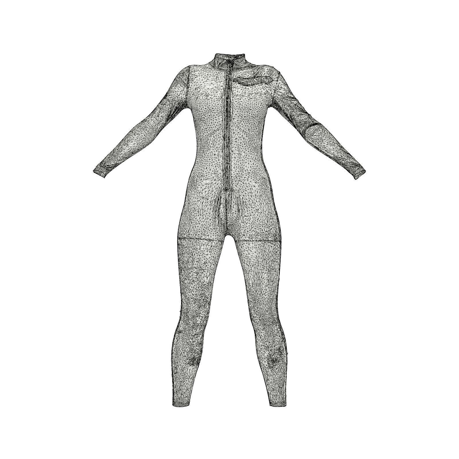 DollsKill Hot Bitch Catsuit 3D model_6