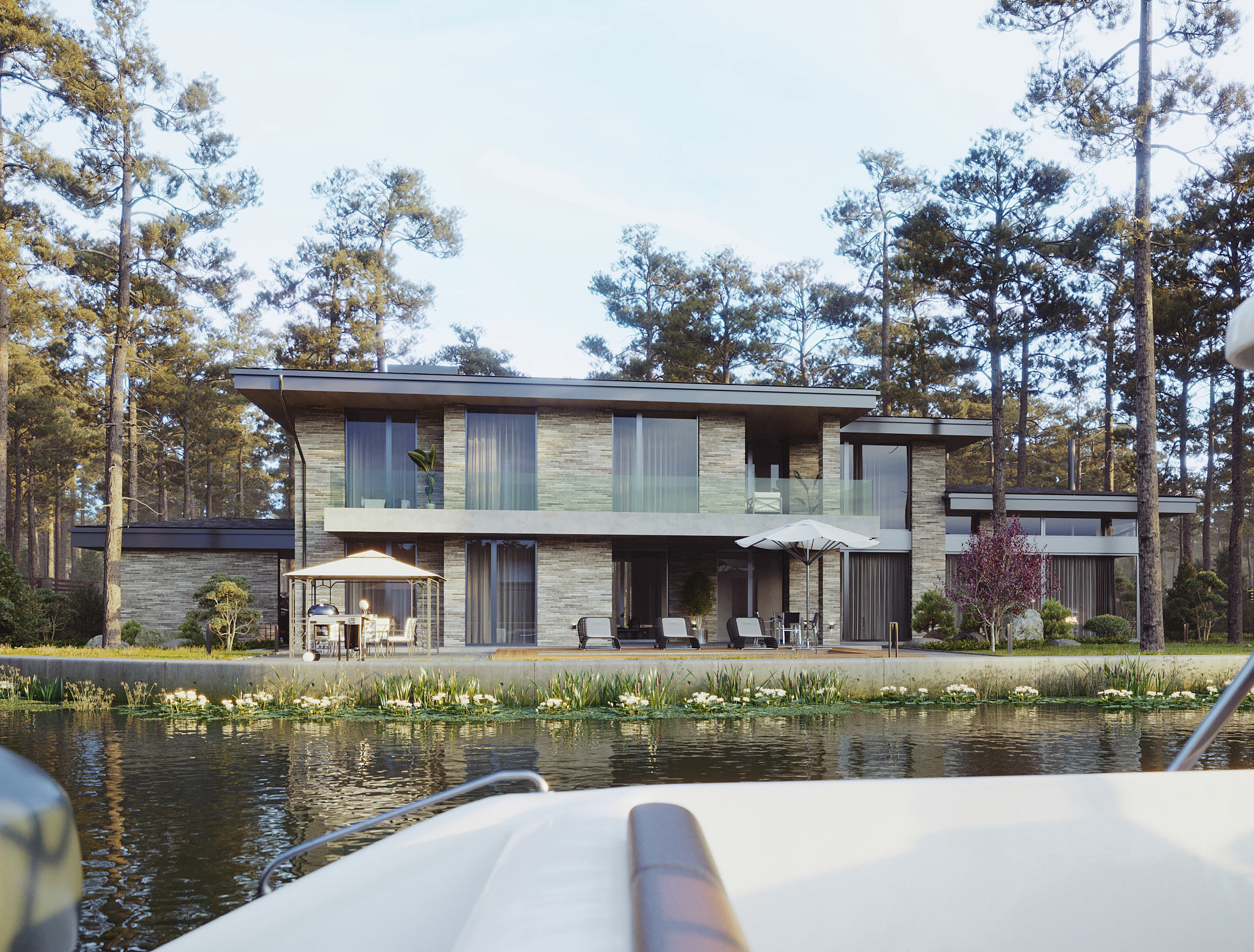 Build022 modern house 3D model_3