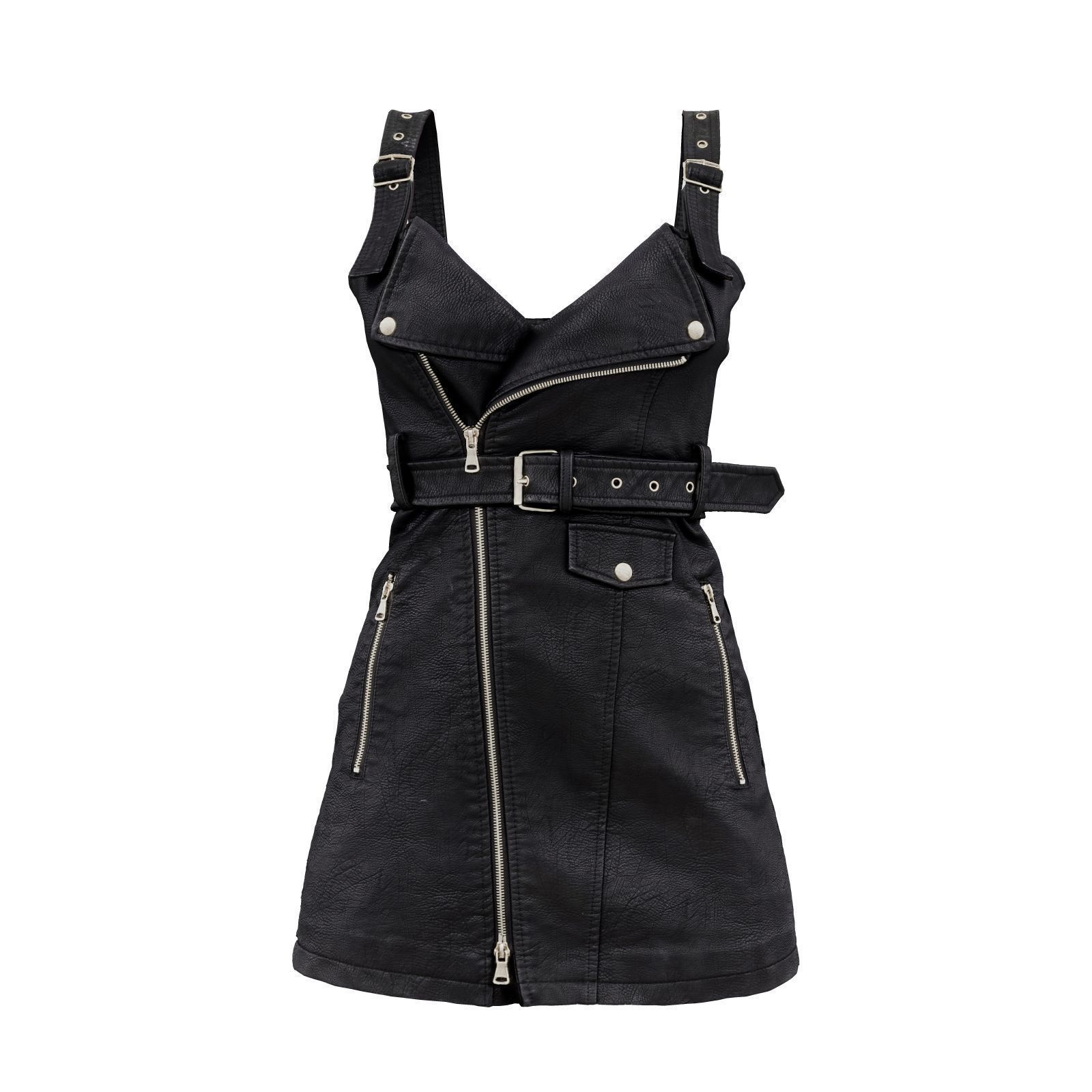 Cute Leather Dress 3D model_1