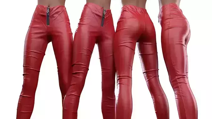 Cross Stitched Leggings 3D model