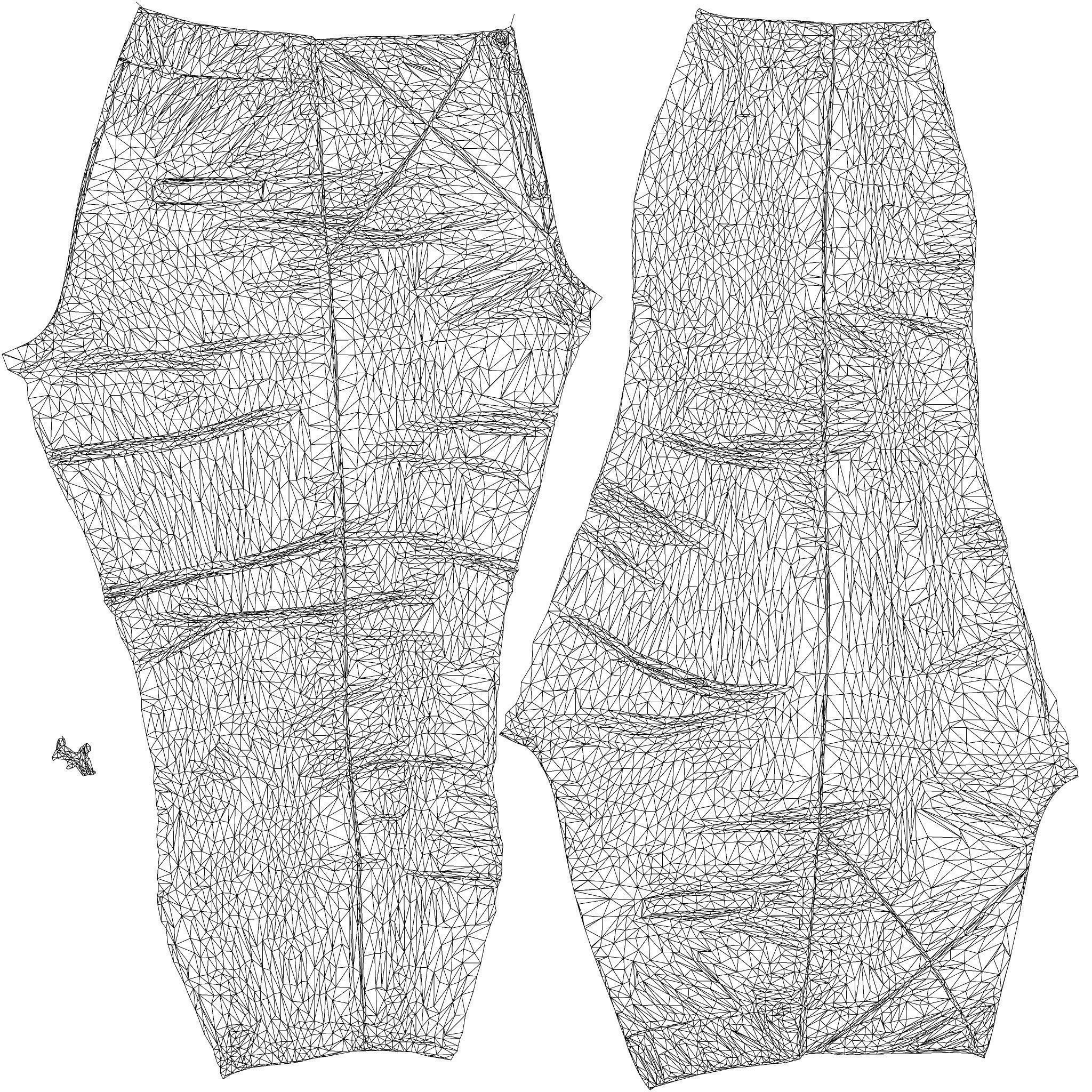 Cross Stitched Leggings 3D model_10