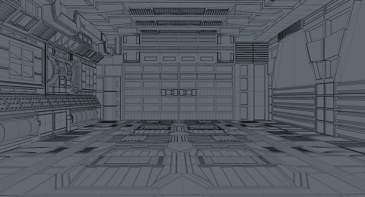 Sci Fi Interior  3D model_13