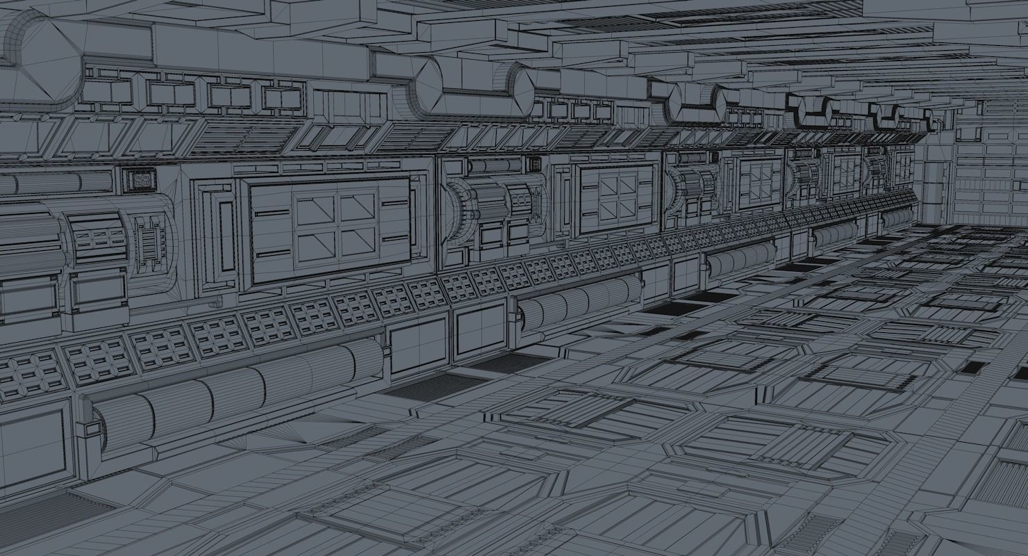 Sci Fi Interior  3D model_11