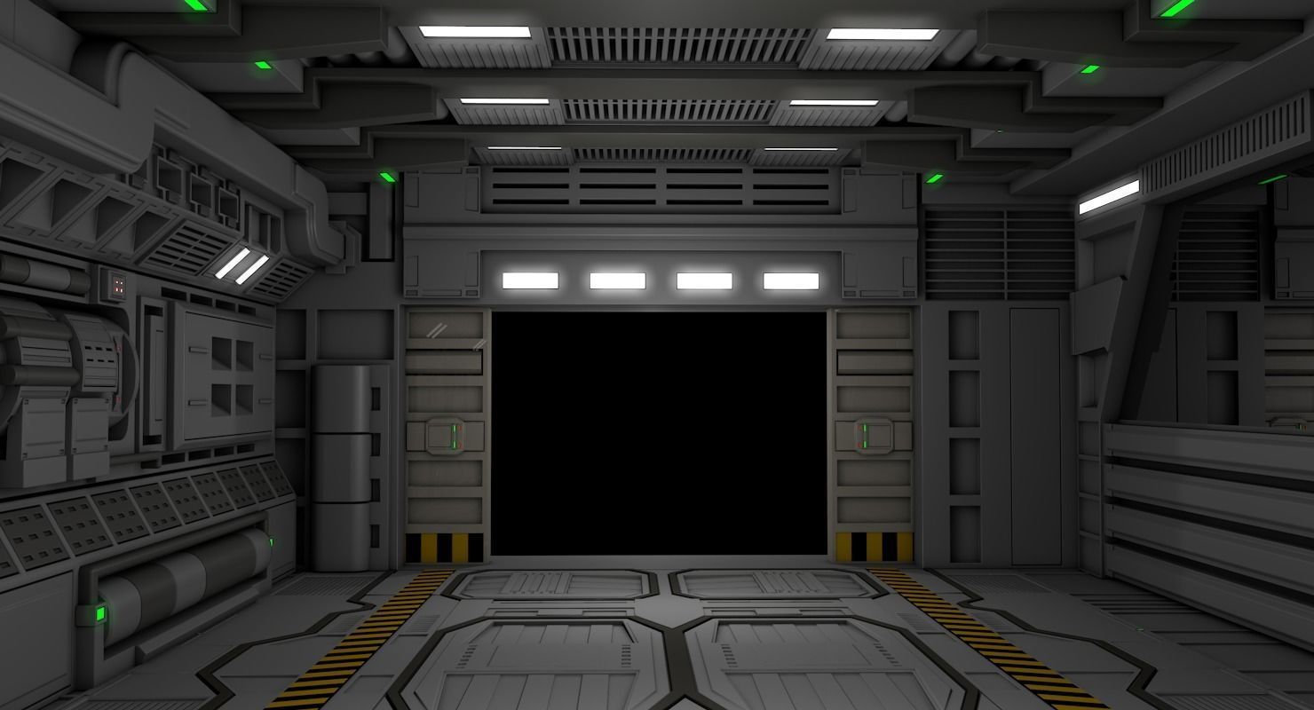 Sci Fi Interior  3D model_6