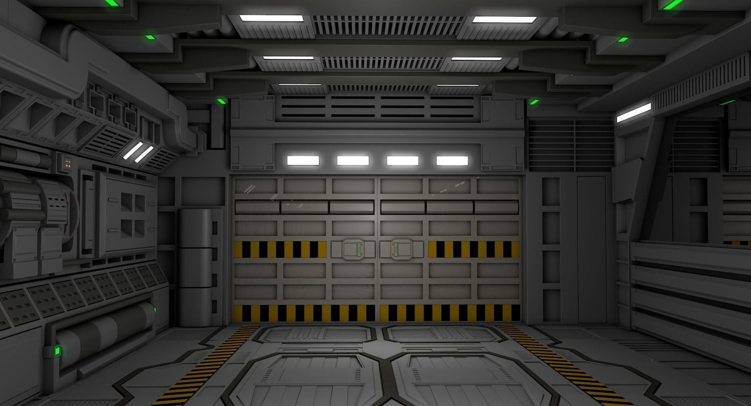 Sci Fi Interior  3D model_7