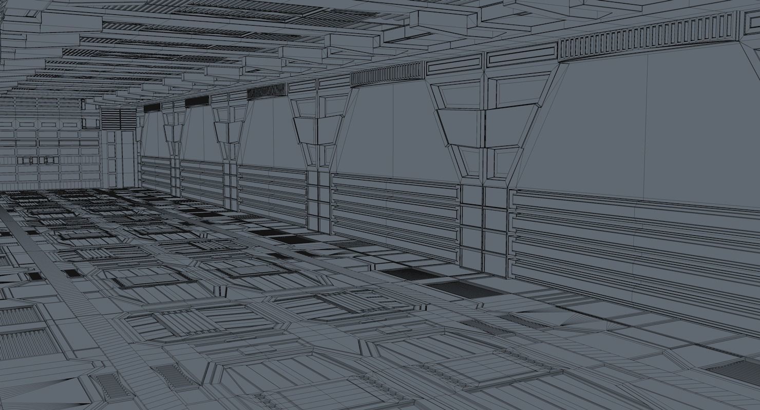 Sci Fi Interior  3D model_12