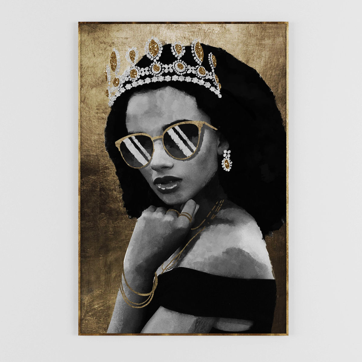 Pictures168 gucci girl in hat with daisies Low-poly 3D model_2