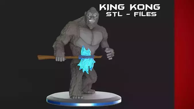 King Kong Sculpture digital STL-files