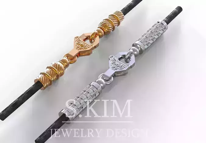 Bracelet inserts for lace 3D print model
