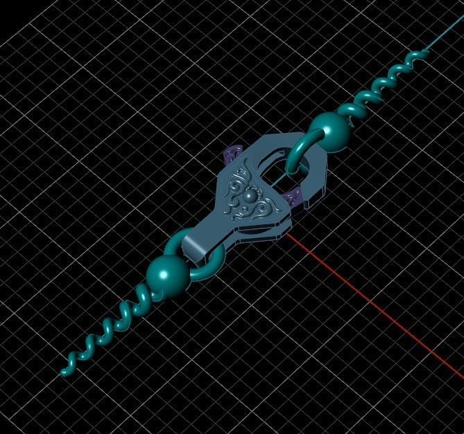 Bracelet inserts for lace 3D print model_1