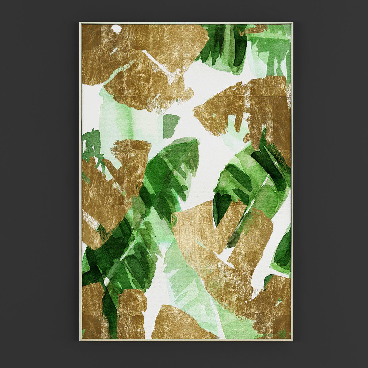 Pictures176 magnolia wall art Low-poly 3D model_1