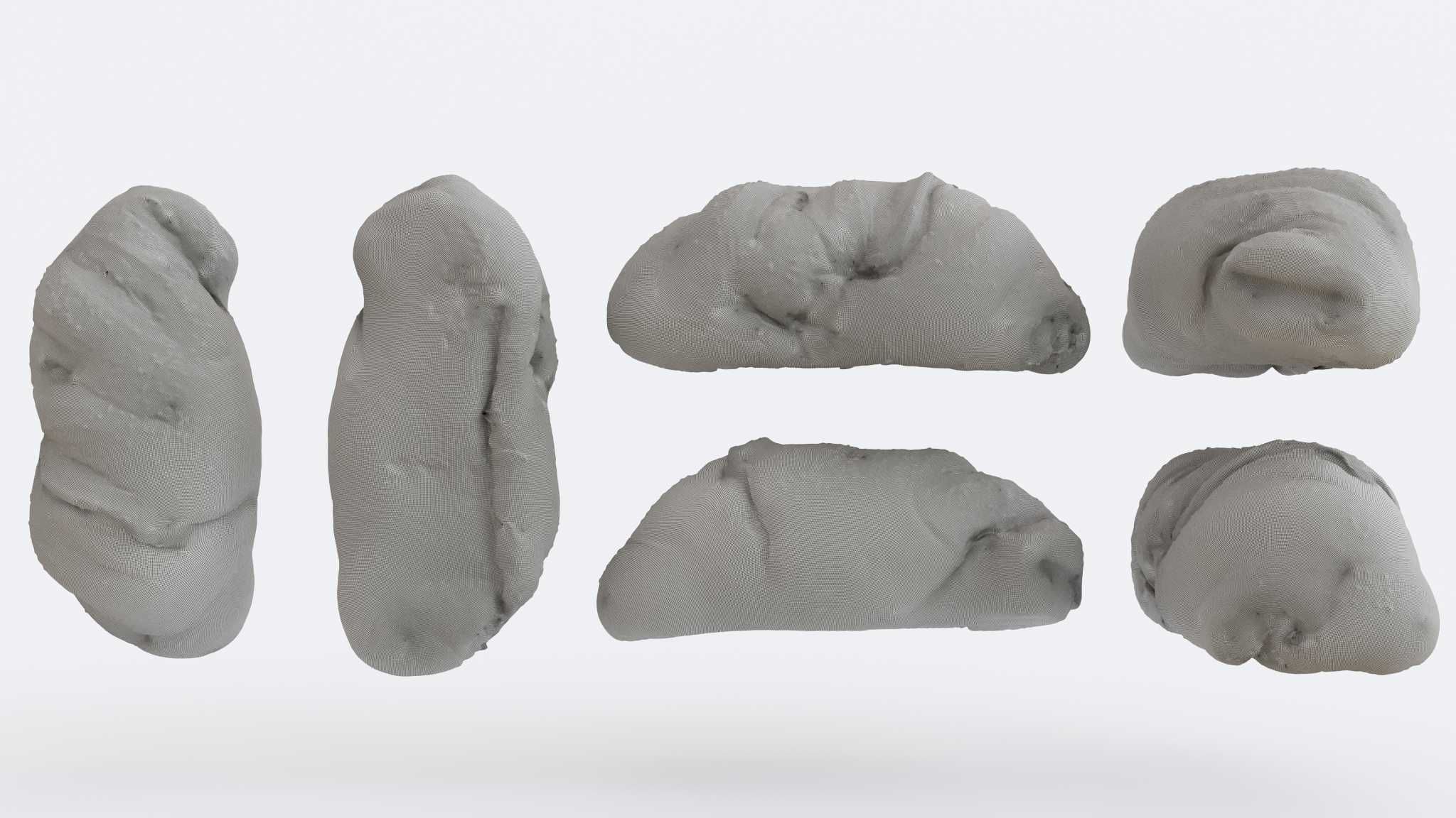 Sesame Bread Photogrammetry 3D model_2