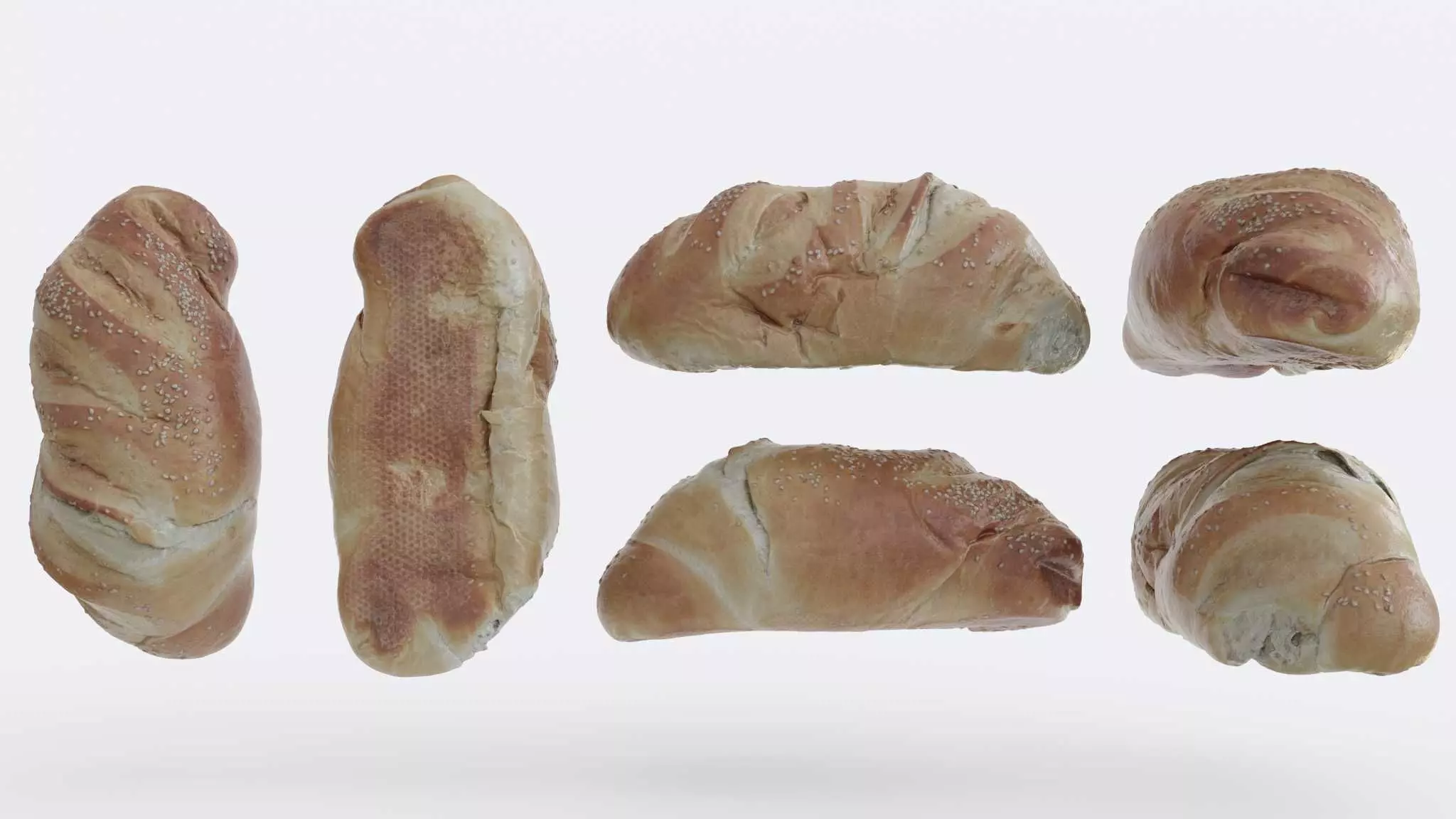 Sesame Bread Photogrammetry 3D model_0