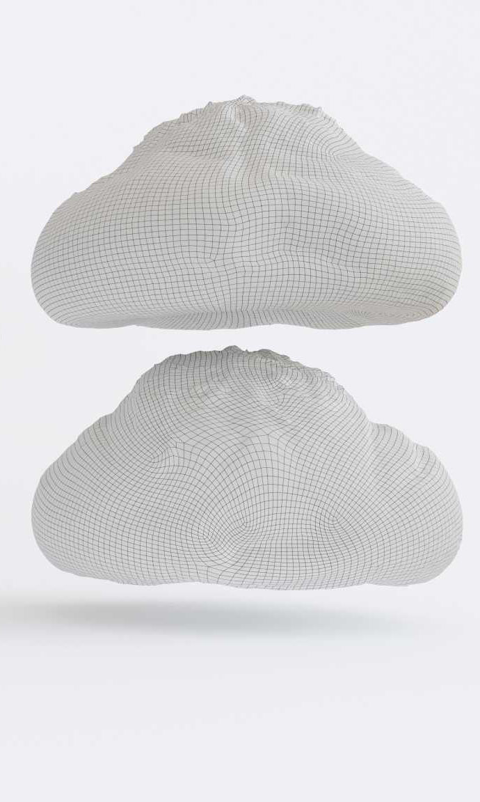 Bread with cheese Photogrammetry 3D model_6