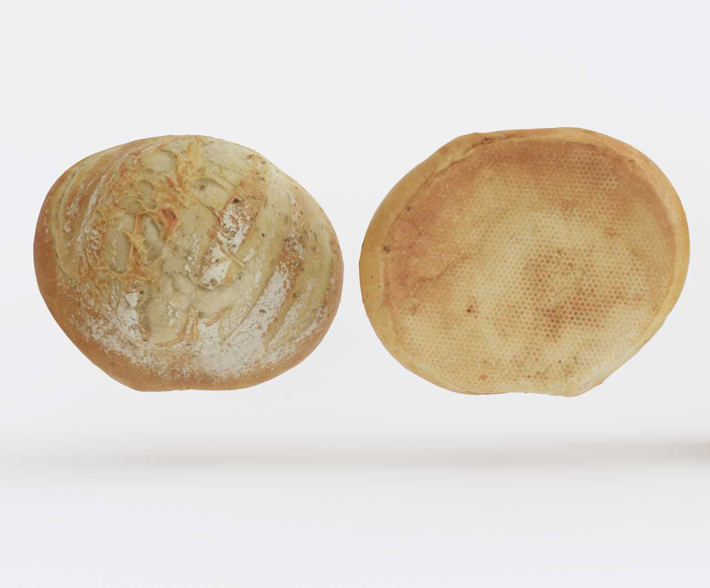 Bread with cheese Photogrammetry 3D model_3