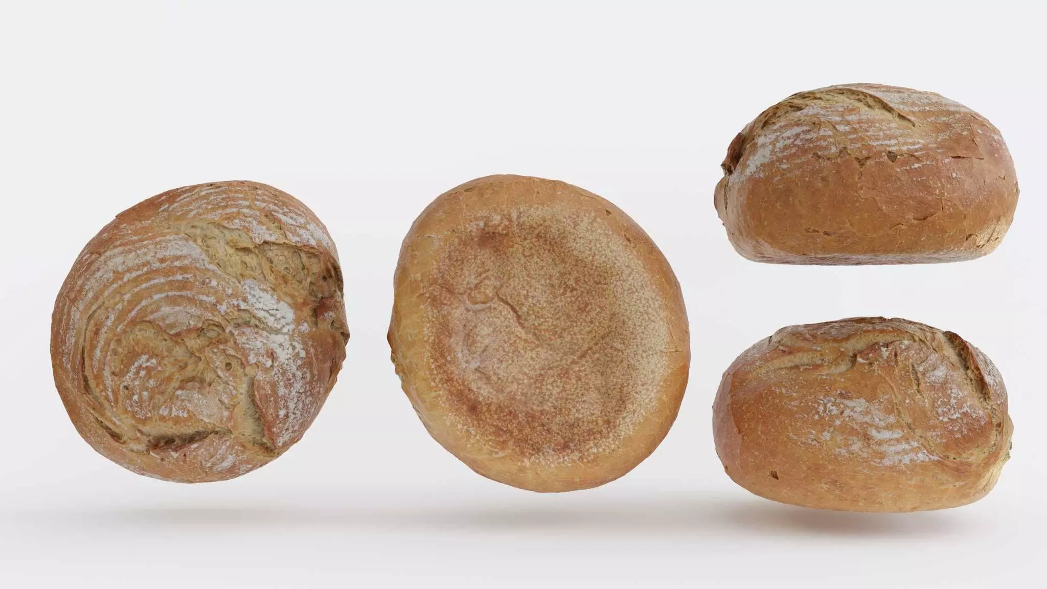 Round Bread Photogrammetry 3D model