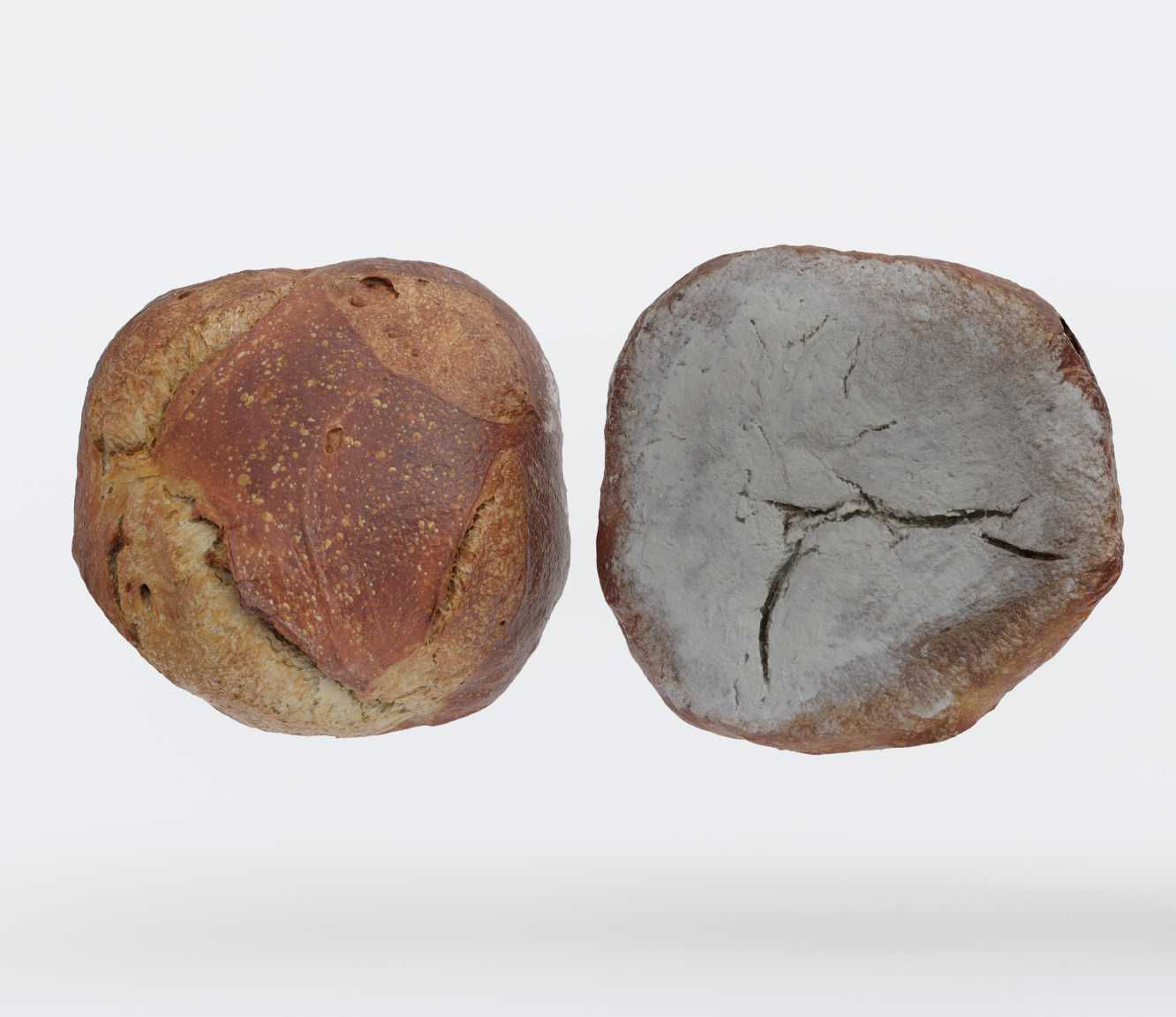 Bread Photogrammetry 3D model_3