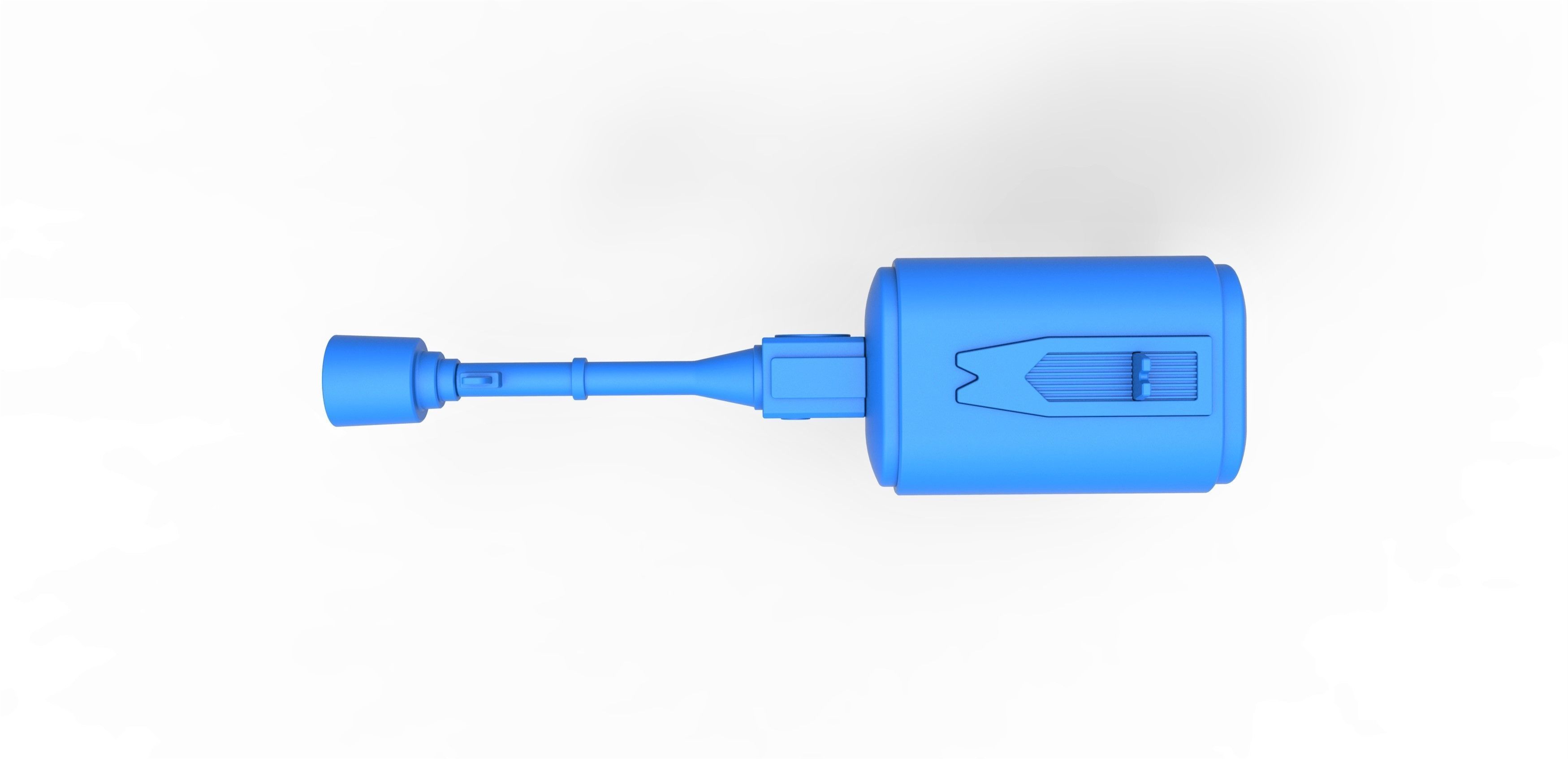 Laser pistol of Golden Man from Lost in Space TV series 1965 3D print model_21