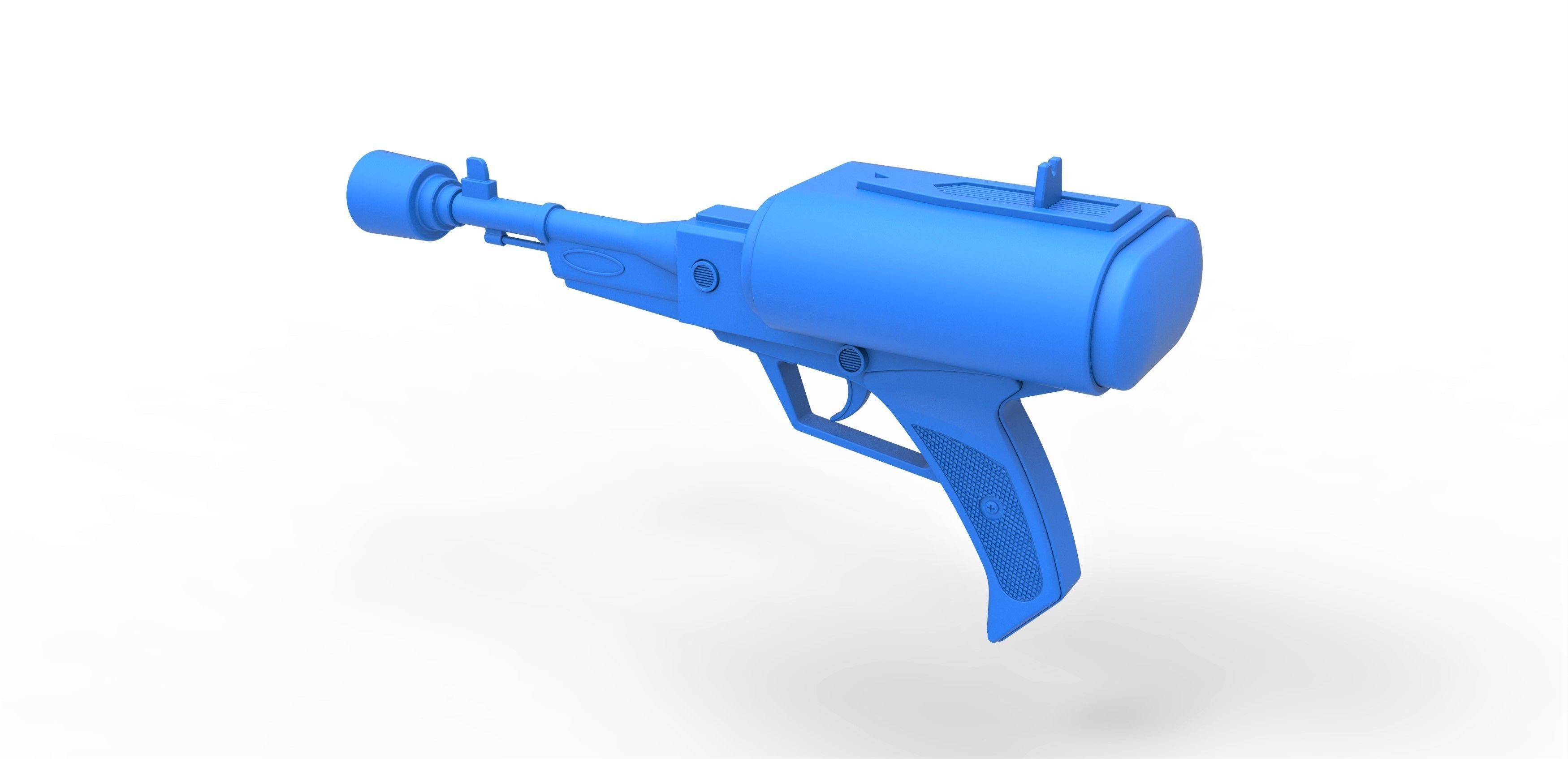 Laser pistol of Golden Man from Lost in Space TV series 1965 3D print model_22